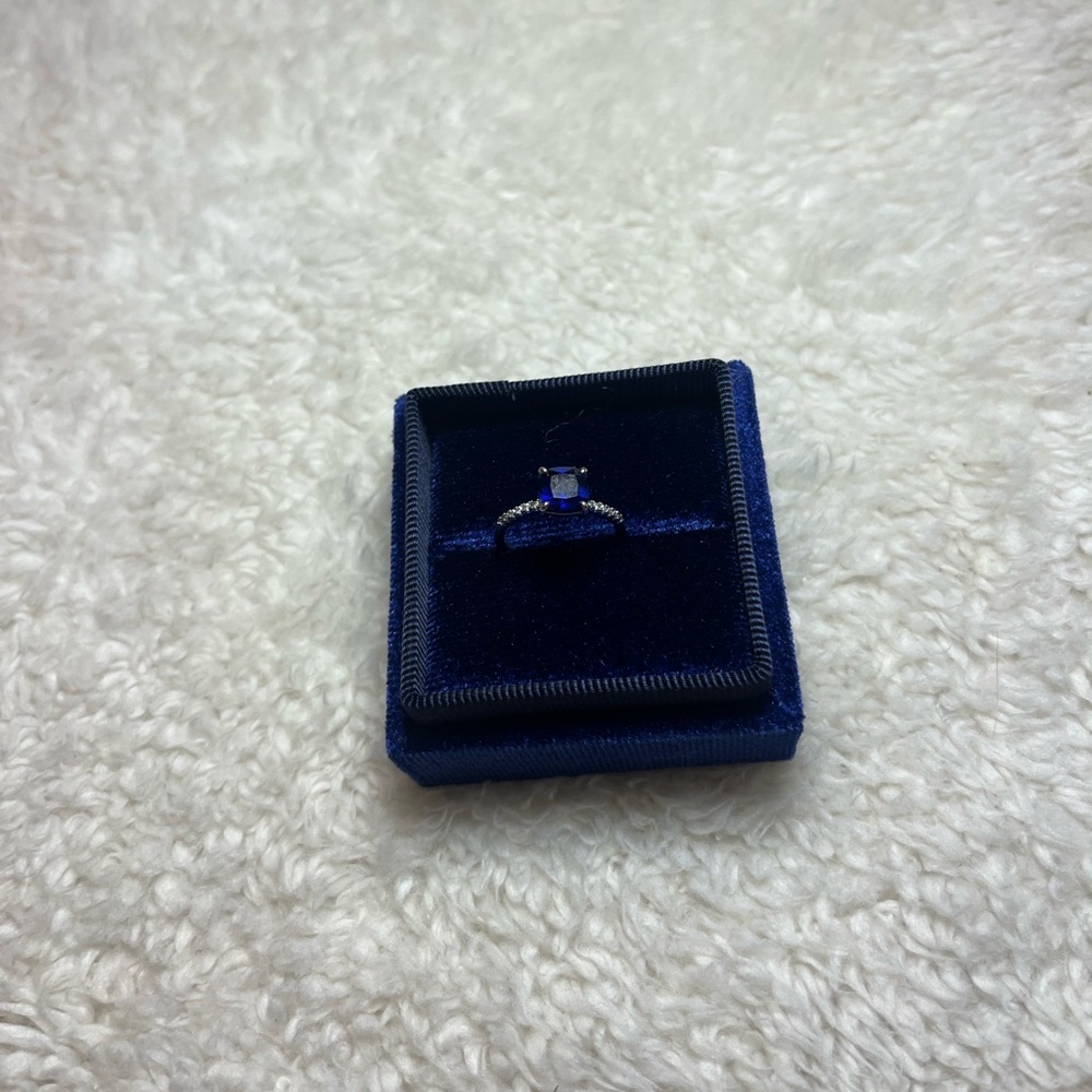 NEW Blue Diamond Ring